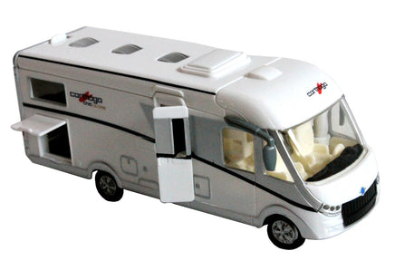 Modellauto Wohnmobil Carthago Chic C-Line 16cm mit geöffneten Türen/Stauraum