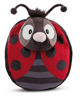 NICI Kindergartenrucksack  Marienkäfer  48215 in rot-schwarz mit Fühlern und gestreiften Bauch