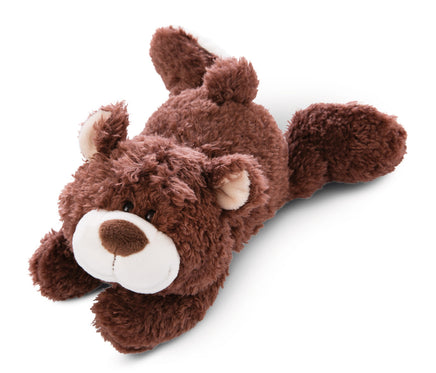 NICI Kuscheltier Bär Malo 30cm dunkelbraun liegend mit heller Schnauze