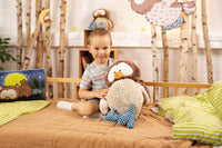 NICI Kuscheltier Eule Oscar 50cm mit Kind
