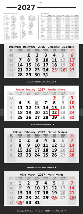 Office 4-Monatskalender 2027