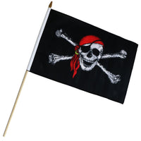 Spielturm Zubehör Set "Pirat"- Piratenflagge mit Stab