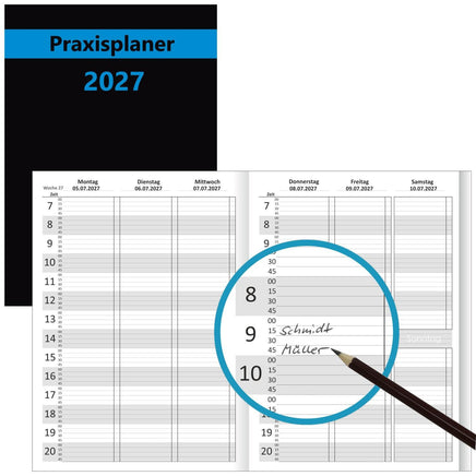 Praxisplaner 2027 15- Minutentaktung A4