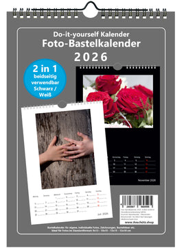 Premium Foto- Bastelkalender 2026- beidseitig nutzbar