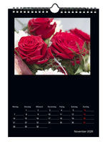 Premium Foto- Bastelkalender 2026 mit schwarzer Rückseite
