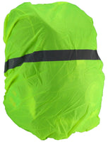 Regenschutz für Rucksack mit Karabiner Beispiel auf Rucksack