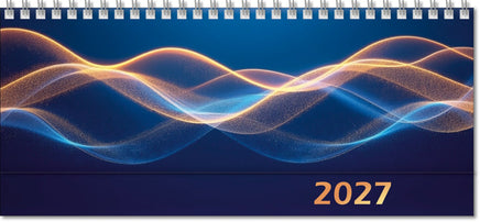 Schreibtischkalender 2027 "Royal Waves"