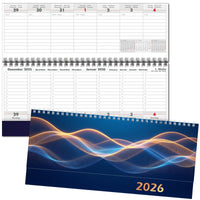 Schreibtischkalender quer 2026