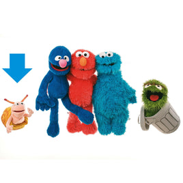 Sesamstraße Handpuppe Finchen 35cm