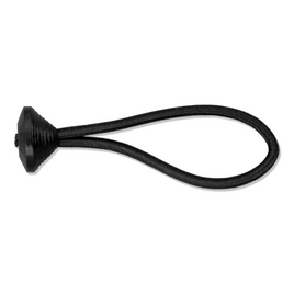 Spanngummi mit Kegel 10cm, schwarz