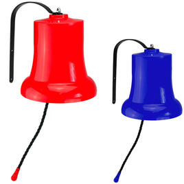 Spielturm Zubehör Glocke mit schwarzen Bügel, verschiedene Farben zur Auswahl: Rot, Blau