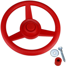 Spielturm Zubehör Lenkrad rot