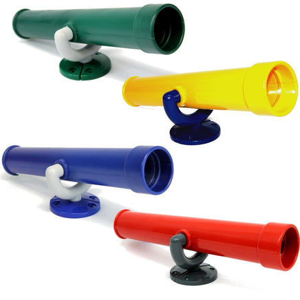 Spielturm Zubehör Kinder Fernrohr Teleskop 30cm Seitenansicht, verschiedene Farbvarianten zur Auswahl: Rot,Grün,Gelb, Blau