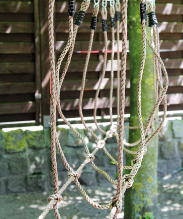 Spielturm Zubehör Seilbrücke ca. 235 x 35 x 75 cm bis 100kg- Anwendungsbeispiel