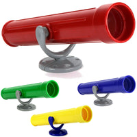 Spielturm Zubehör Sparset Fernrohre, Farbbeispiele der Set`s: Blau, Rot, Grün, Gelb