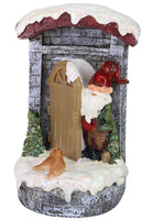 Spieluhr Wichtel in Tür mit Melodie Silent Night 