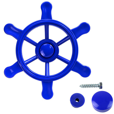 Zubehör Spielturm Set Pirat - Bestandteil Steuerrad blau