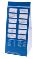 Tischkalender 2027 mit Jahresübersicht