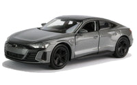 Welly Modellauto Audi RS e-tron GT 12cm- silber-dunkel