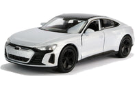 Welly Modellauto Audi RS e-tron GT 12cm- silber-hell