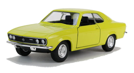 Welly Modellauto Opel Manta A 1970 Coupe 12cm- Gelb