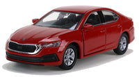 Welly Modellauto Skoda Octavia Limousine 12cm- Rot