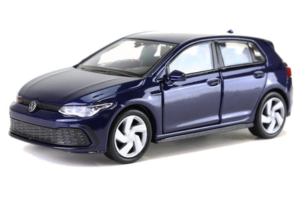 Welly Modellauto VW Golf 8 GTI blau