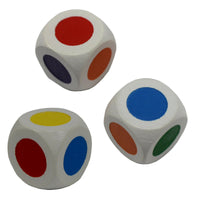 Würfel im Set verschiedene Sorten 16mm - 3 Würfel bunt/ Farbwürfel