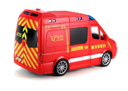 XL Modellauto Feuerwehr mit Licht & Sound 22cm Seitenansicht