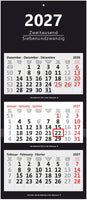 XXL 3-Monatskalender 2027 schwarz