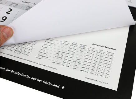 XXL 4-Monatskalendder 2026 mit Ferienterminen