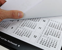 XXL 6-Monatskalender 2027  mit Jahresübersicht hinter den Kalenderblöcken