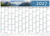 XXL Panorama Jahresplaner 2027