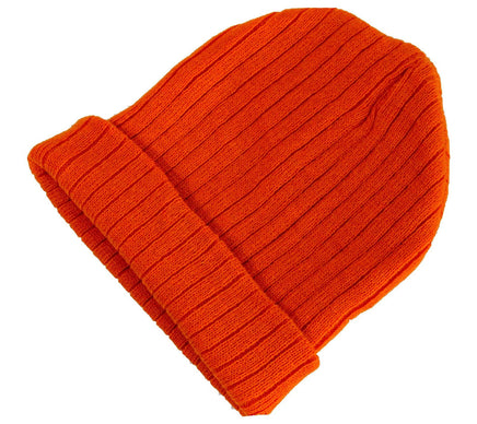 XXL Strickmütze unisex rot-orange