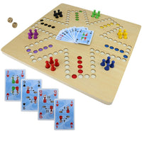 XXL Tock Brettspiel mit Karten für 6 Spieler