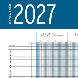 XXL Urlaubsplaner 2027