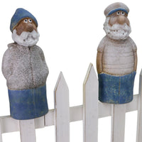 Zaunhocker Seemann in zwei Varianten