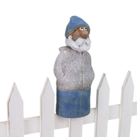 Zaunhocker Seemann mit Wolljacke & Mütze 