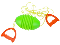 Zoomball Zugspiel mit Ball auf Schnur in grün