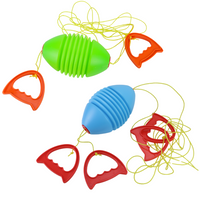 Zoomball Zugspiel mit Ball auf Schnur in zwei Farben
