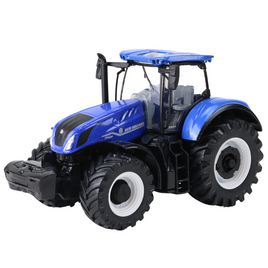 blaues Modellauto eines New Holland T7.315 HD