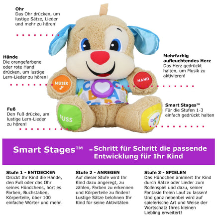 Fisher-Price Lernspaß Hündchen- Plüschtier mit Funktion