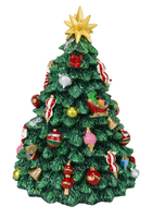 kleiner drehender Weihnachtsbaum mit Spieluhr