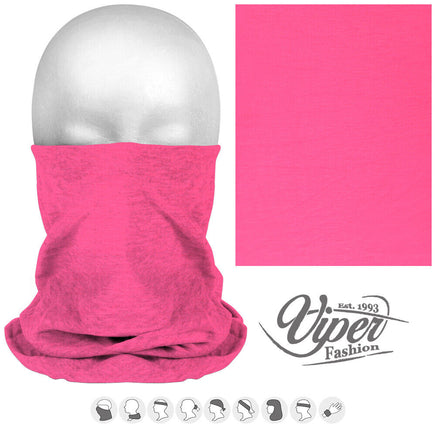 nahtloses Multifunktionstuch Schlauchtuch in den Farbvariante: Pink