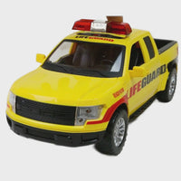 Modellauto XL LIFEGUARD PickUp mit Licht & Sound Anwendungsvideo