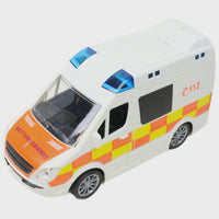 XL Modellauto Krankenwagen mit Licht & Sound 22cm