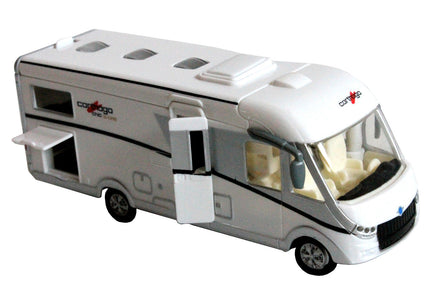 Modellauto Wohnmobil carthago chic c-line mit offenen Türen und Verstauklappen