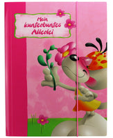 2x Diddl Maus Sammelmappe A4 Dokumentenmappe Karton rosa Didl Ordner 2er Set