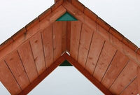Eckverbinder für Spielturm Dach Dachspitze 90° Verbinder rot Beschlag Baumhaus