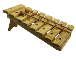 Xylophon aus Holz für Kinder aus Holz & Metall mit 8 Töne Metallophon Musik NEU
